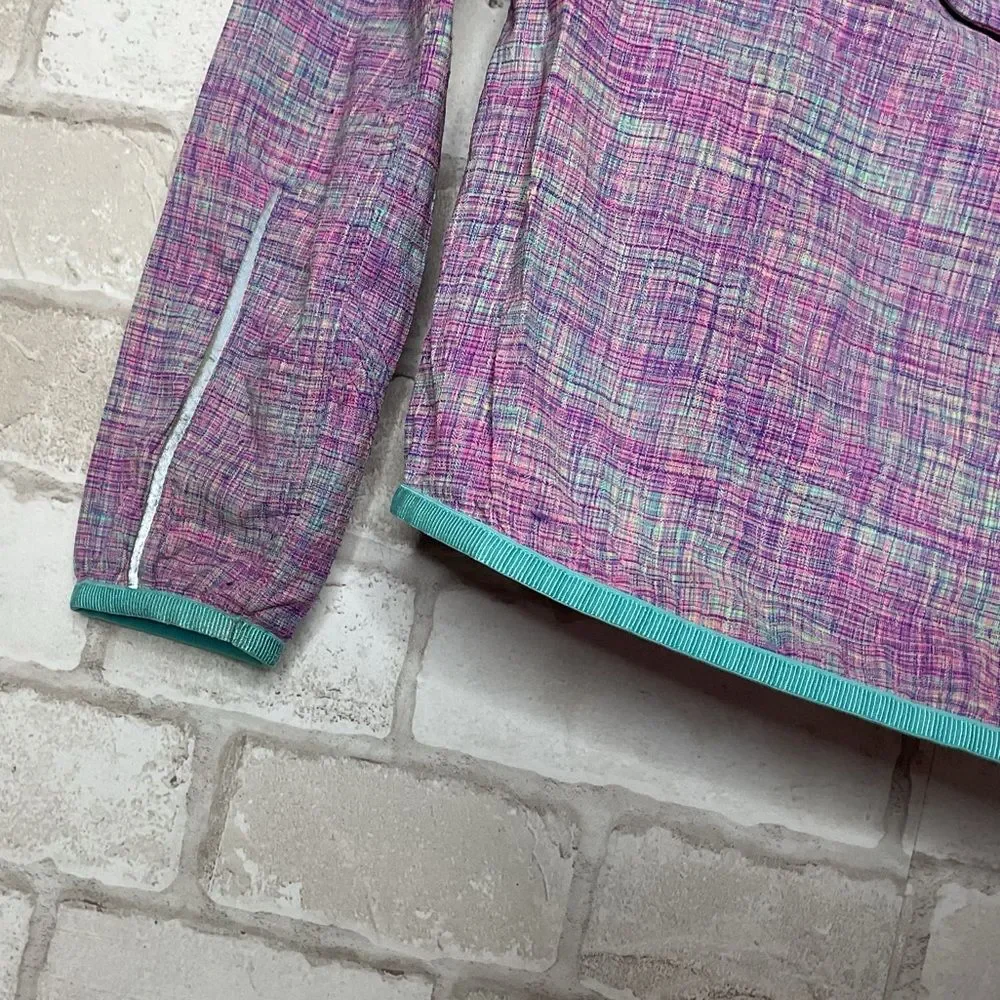 Ivivva Girls Space Dye Lightweight Performance Jacket Size 12
